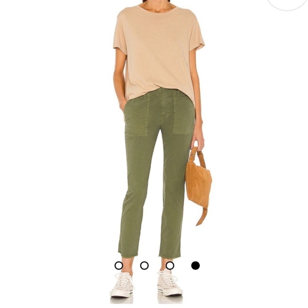NILI LOTAN Jenna Pant Olive Green Sz 8 - Picture 2 of 16